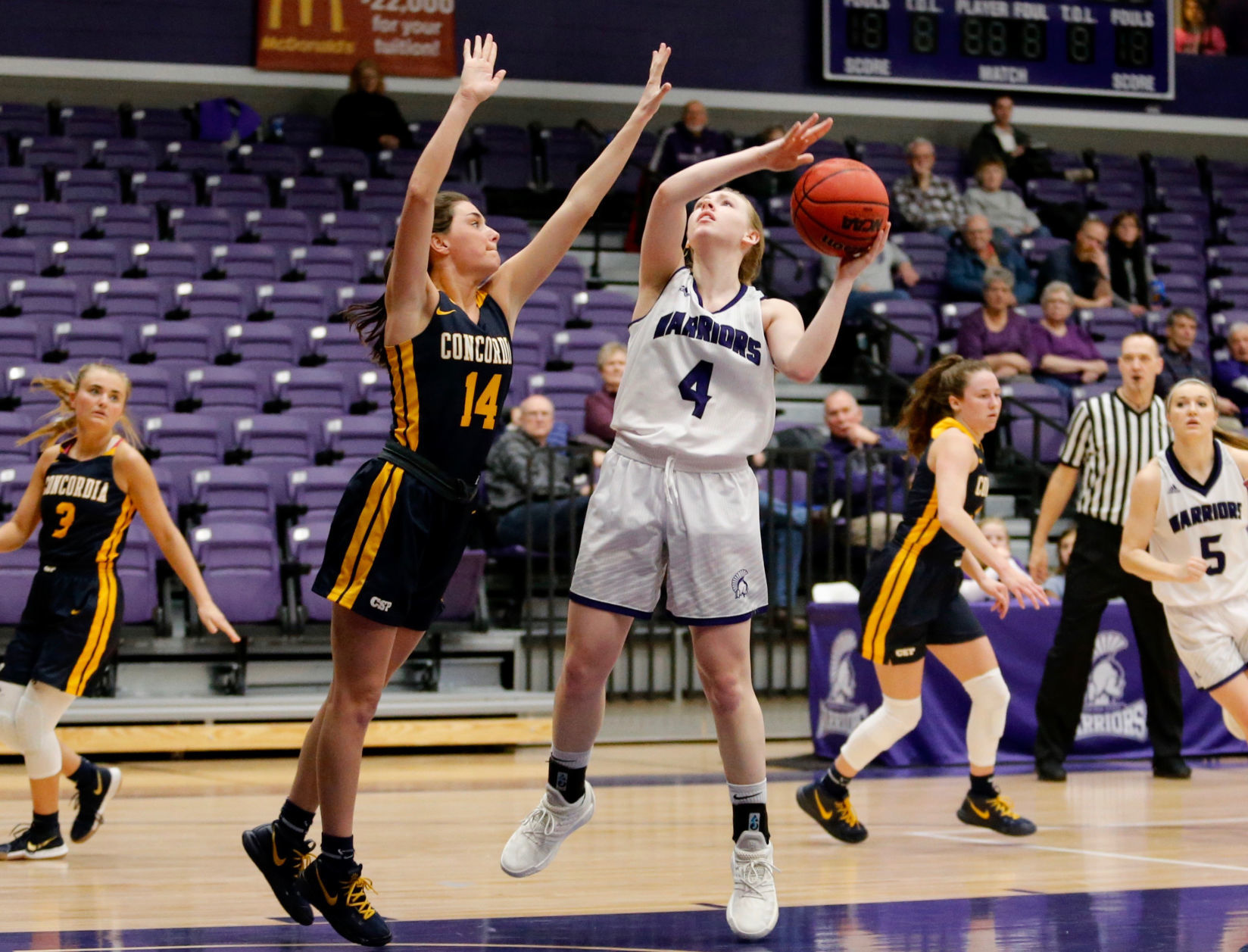 WSU WBB vs Concordia 11